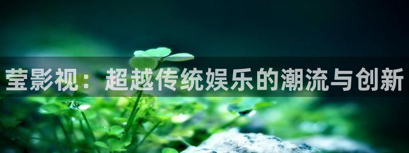 青柠网影视：莹影视：超越传统娱乐的潮流与创新